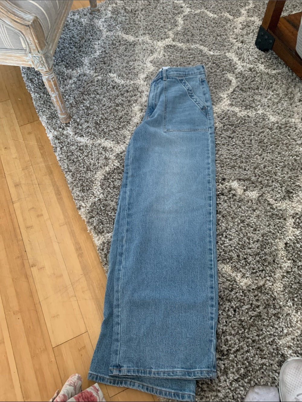 Time and Tru Medium Wash Boyfriend Jeans - Blue